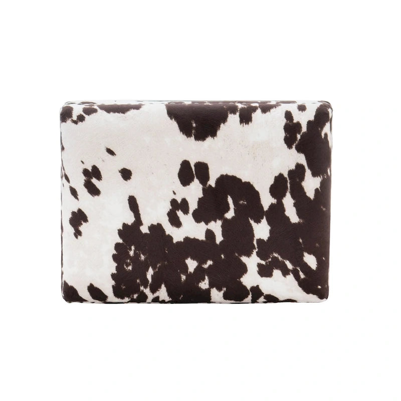 Ian Brown Cow Print Bar Stool
