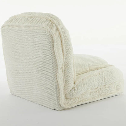 White 47.8 Adjustable Chaise Longue Chair with High Back