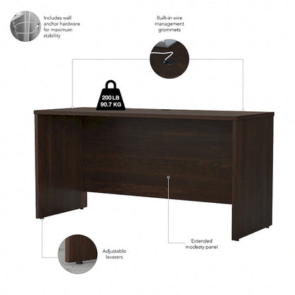Studio C 60W x 24D Credenza Desk by Bush Business Furniture
