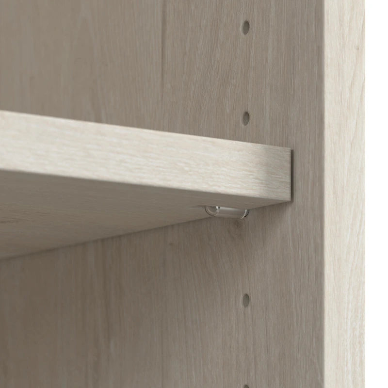 Lennox Farmhouse Desk with Hutch and Storage Cabinet by Bush Furniture