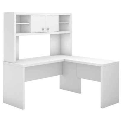 Echo L Shaped Desk with Hutch by Bush Business Furniture