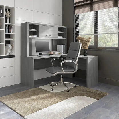 Echo L Shaped Desk with Hutch by Bush Business Furniture