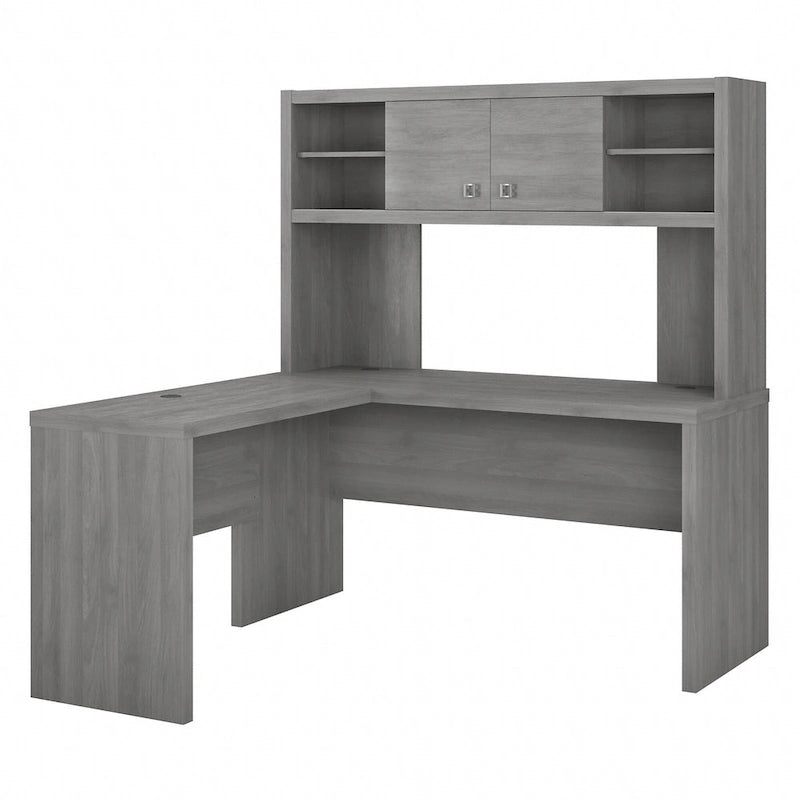 Echo L Shaped Desk with Hutch by Bush Business Furniture