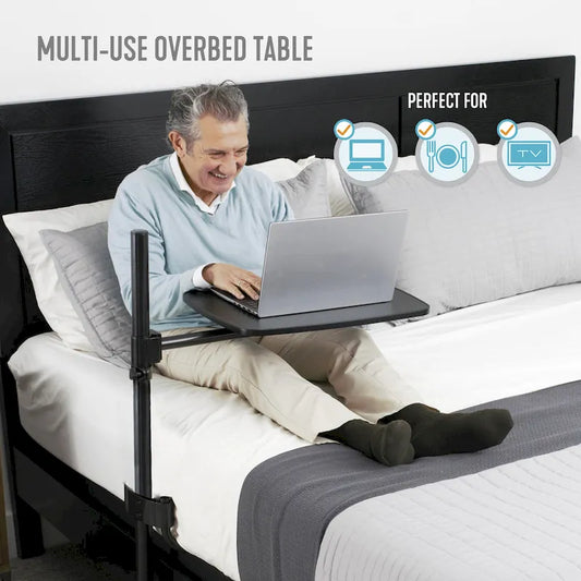 Able Life Universal Overbed Table, Adjustable Laptop Stand for Beds