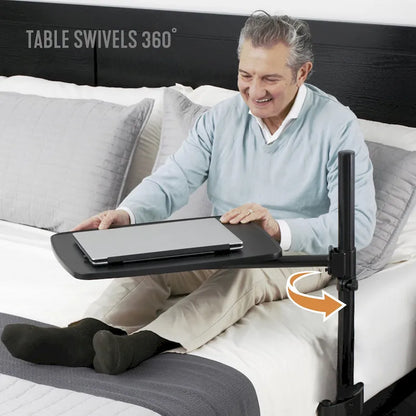 Able Life Universal Overbed Table, Adjustable Laptop Stand for Beds
