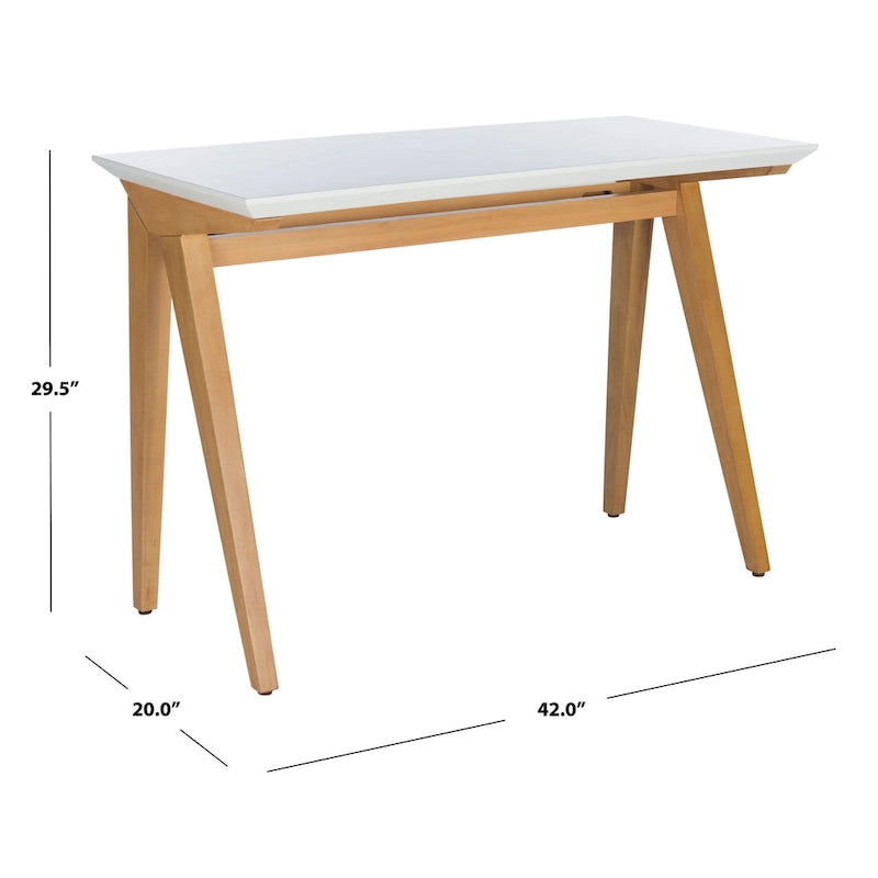 SAFAVIEH Gwen Mahogany Wood Writing Desk