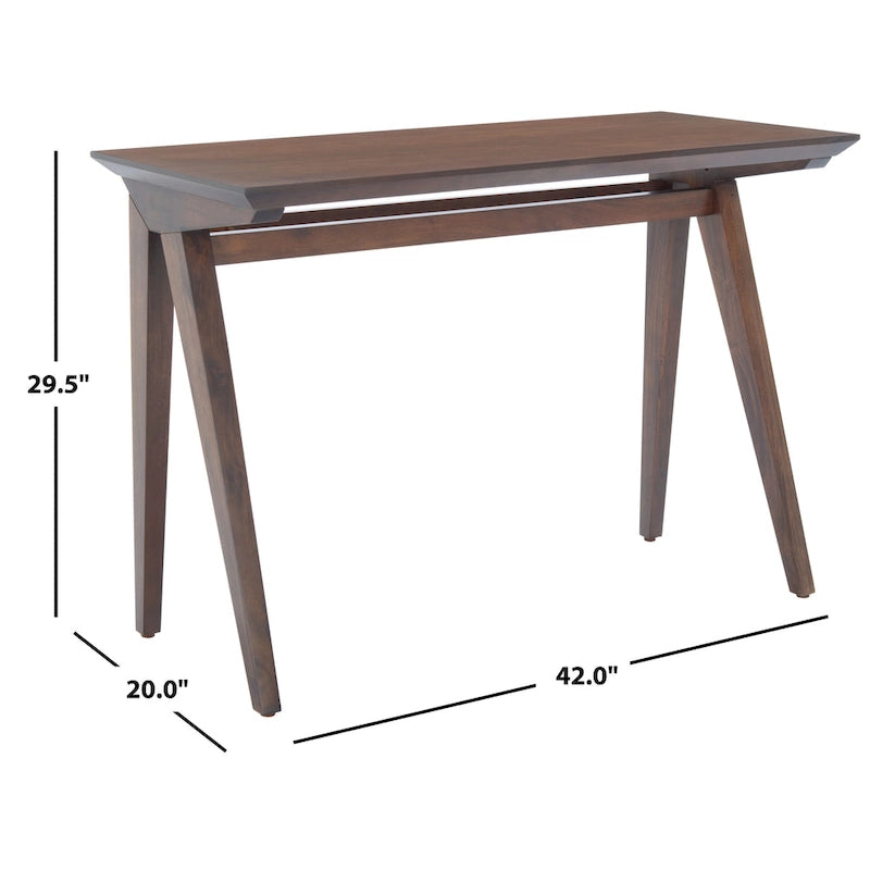 SAFAVIEH Gwen Mahogany Wood Writing Desk
