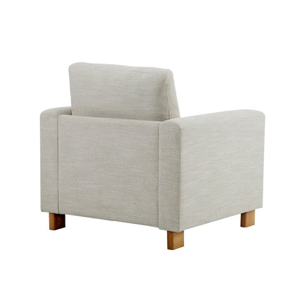 Christopher Knight Home - Harmonia Upholstered Armchair with Solid Wood Frame and Plush Cushioning