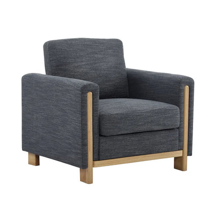 Christopher Knight Home - Harmonia Upholstered Armchair with Solid Wood Frame and Plush Cushioning