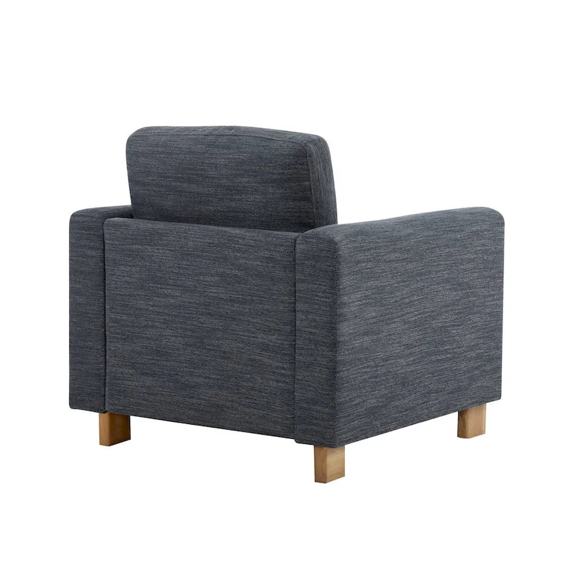 Christopher Knight Home - Harmonia Upholstered Armchair with Solid Wood Frame and Plush Cushioning