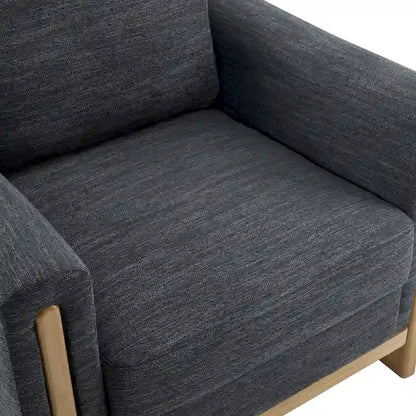 Christopher Knight Home - Harmonia Upholstered Armchair with Solid Wood Frame and Plush Cushioning