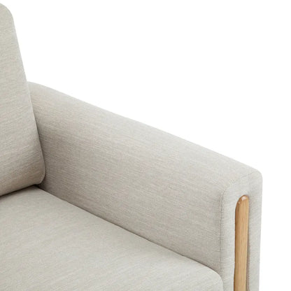 Christopher Knight Home - Harmonia Upholstered Armchair with Solid Wood Frame and Plush Cushioning