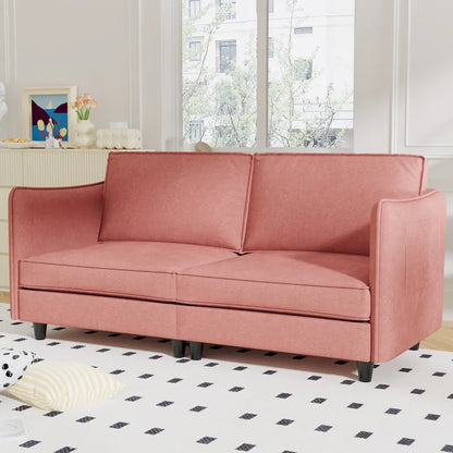 Christopher Knight Home - Hadley 74.27 Loveseat Sofa with Mid-Century Modern Design