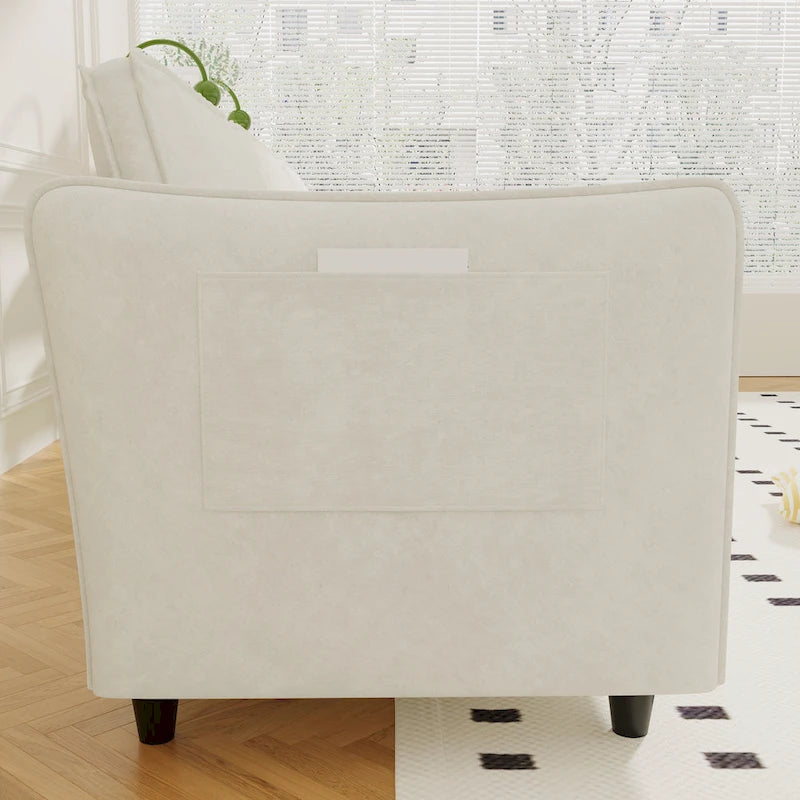 Christopher Knight Home - Hadley 74.27 Loveseat Sofa with Mid-Century Modern Design