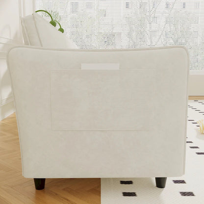 Christopher Knight Home - Hadley 74.27 Loveseat Sofa with Mid-Century Modern Design