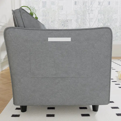 Christopher Knight Home - Hadley 74.27 Loveseat Sofa with Mid-Century Modern Design