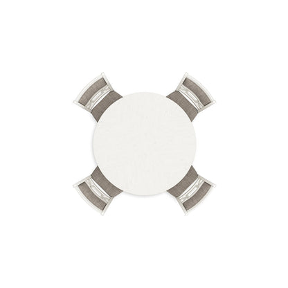 Signature Design by Ashley Erinberg White/Gray Dining Counter Table Set (Set of 5)