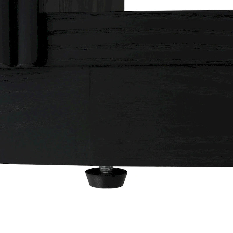 Modern Entryway Console Table - Slim Sofa Table with Open Shelf & Elegant Wood Grain, Multi-Functional Hallway Table