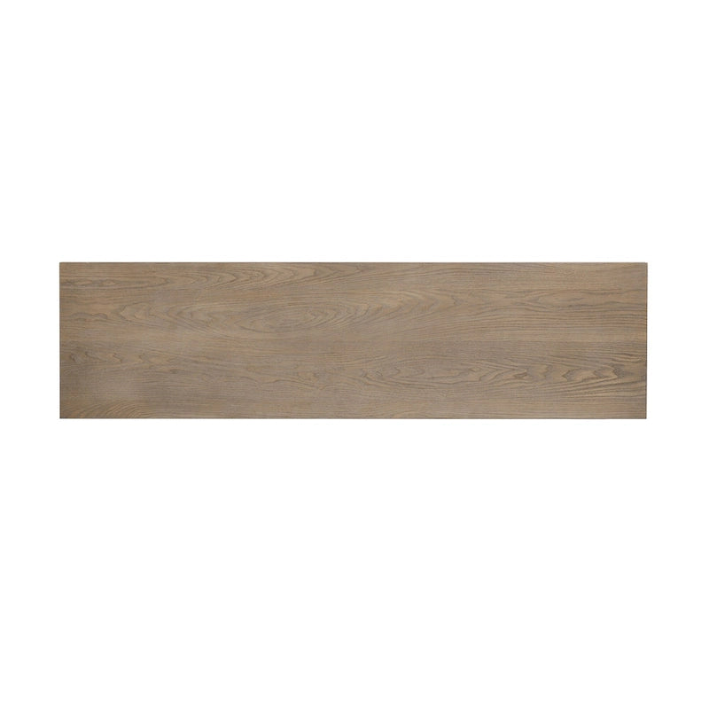 59 Floating Console Table with Ash Veneer