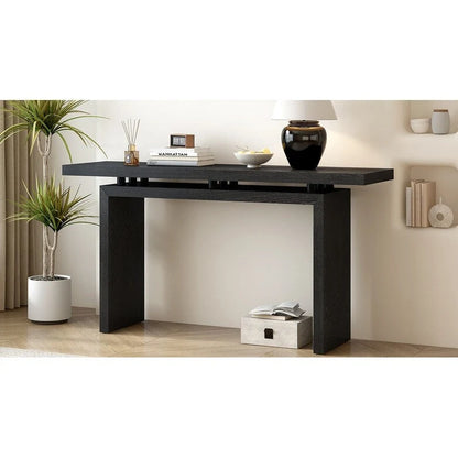 59 Floating Console Table with Ash Veneer