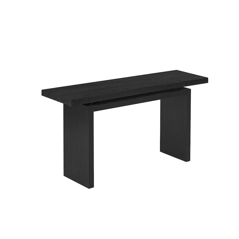 59 Floating Console Table with Ash Veneer