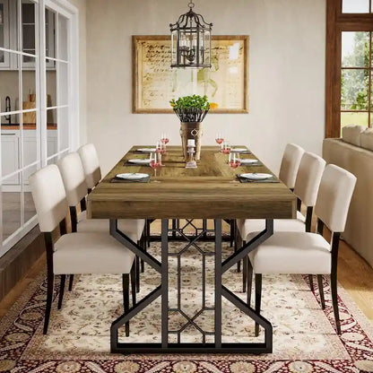 63-Inch Rectangle Dining Table for 6 People