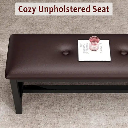 3 Piece Large Extendable Kitchen Table Set for 6