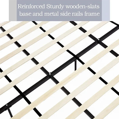 Upholstered King Bed Features a 54 High Headboard w/Buttoned Tuft