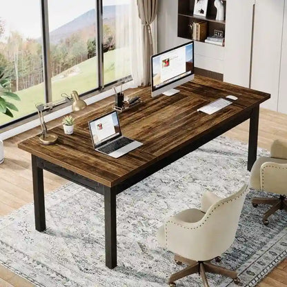 62.9 Inches Computer Desk, Large Executive Office Desk for Home Office