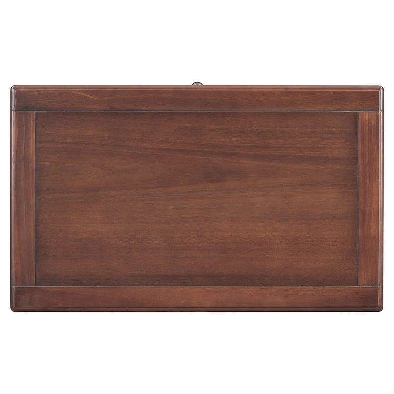 Mid-Century Modern Nightstand, Wooden Lockers with Metal Handle 3 Drawers, Entry Side Table with Solid Wood Legs