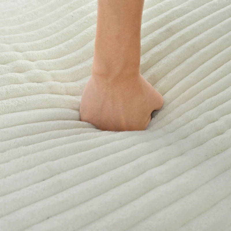 Roomfitters Oversized Loveseat Chaise Lounge Sectional Sofa Bed, Corduroy Sleeper with USB Ports, Cup Holders