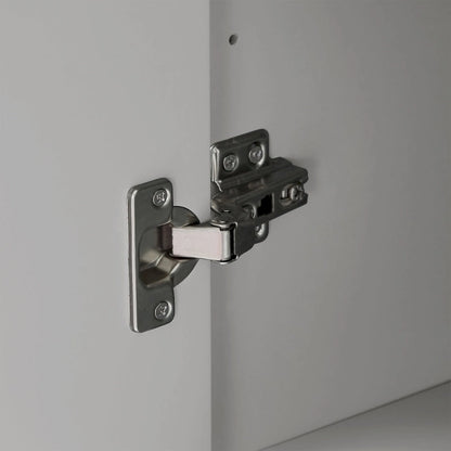 Storage Cabinet with 2 Doors and 4 Drawers for Bathroom Office