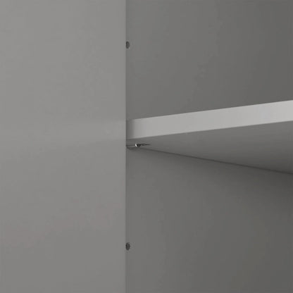 Storage Cabinet with 2 Doors and 4 Drawers for Bathroom Office