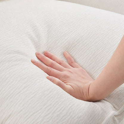 U Shape Modular Sofa, 7 Seat Chenille Sectional Upholstered Couch Set