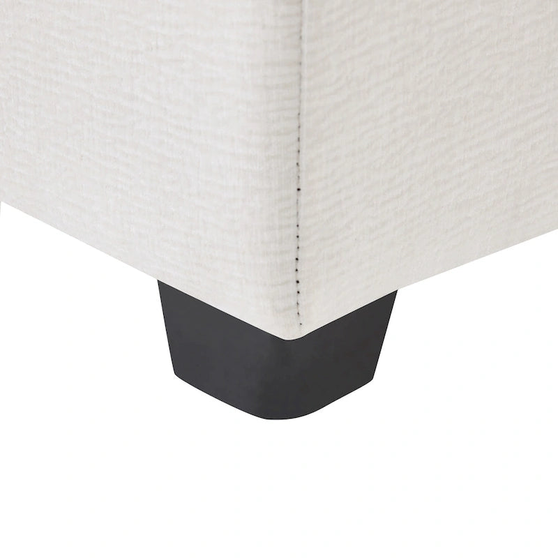 U Shape Modular Sofa, 7 Seat Chenille Sectional Upholstered Couch Set