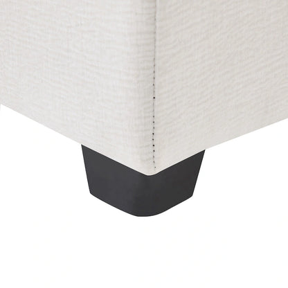 U Shape Modular Sofa, 7 Seat Chenille Sectional Upholstered Couch Set