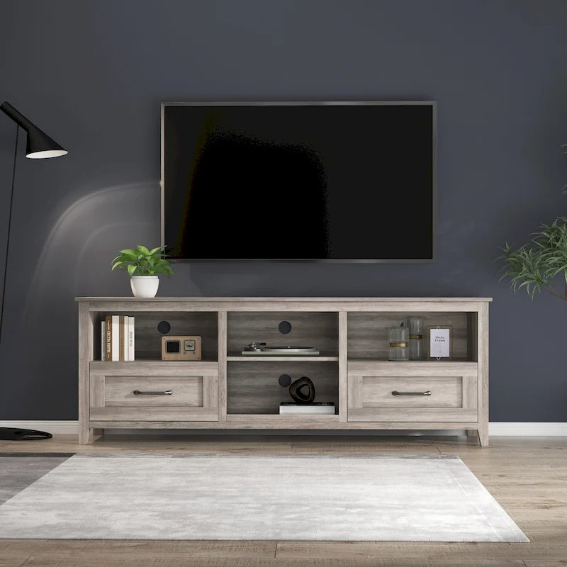 70 TV Stand with Drawers & Storage for TVs Up to 60