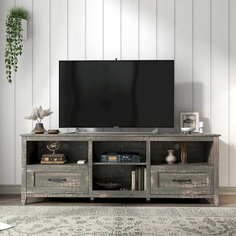 70 TV Stand with Drawers & Storage for TVs Up to 60