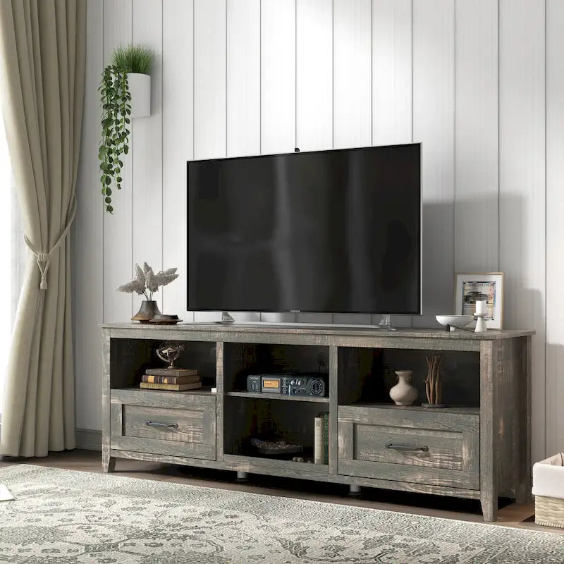 70 TV Stand with Drawers & Storage for TVs Up to 60