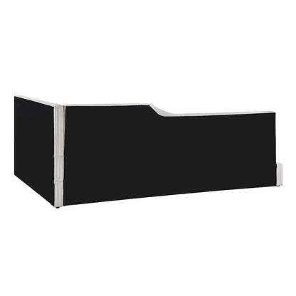 Full Size L-Shaped Daybed with Solid Frame, 500LBS Weight Capacity