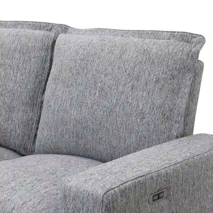 89.76 L-Shaped 5-Seater Sofa with Recliner