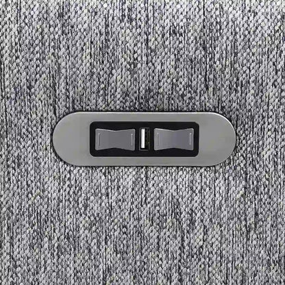 89.76 L-Shaped 5-Seater Sofa with Recliner