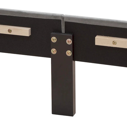 Queen Size Button Tufted Bed with Strong Wood Slat Support