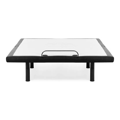 Brenner Modern Black Adjustable Bed Frame with 4 Positions and USB Ports by Furniture of America