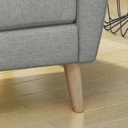 Treston Mid-Century Modern Fabric Tufted Club Chair by Christopher Knight Home