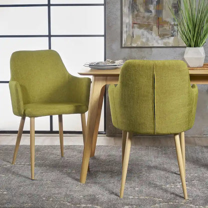 Carson Mid-century Fabric Dining Chair (Set of 2) by Christopher Knight Home