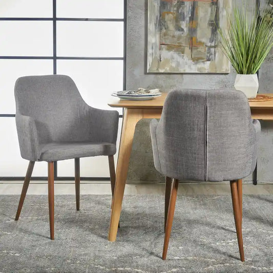 Carson Mid-century Fabric Dining Chair (Set of 2) by Christopher Knight Home