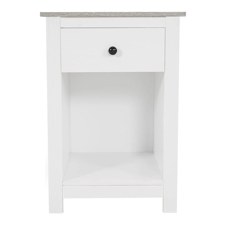 End Table with Drawer and Shelf 2 Tier Side Table Storage Cabinet Side Table with Drawer End Table with Storage