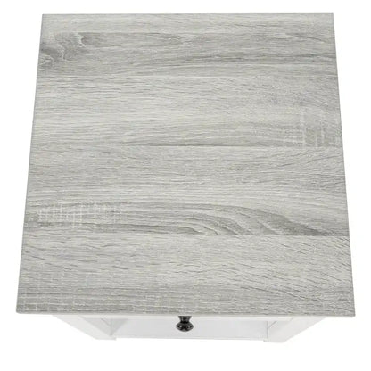 End Table with Drawer and Shelf 2 Tier Side Table Storage Cabinet Side Table with Drawer End Table with Storage