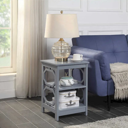 Convenience Concepts Omega End Table with Shelves